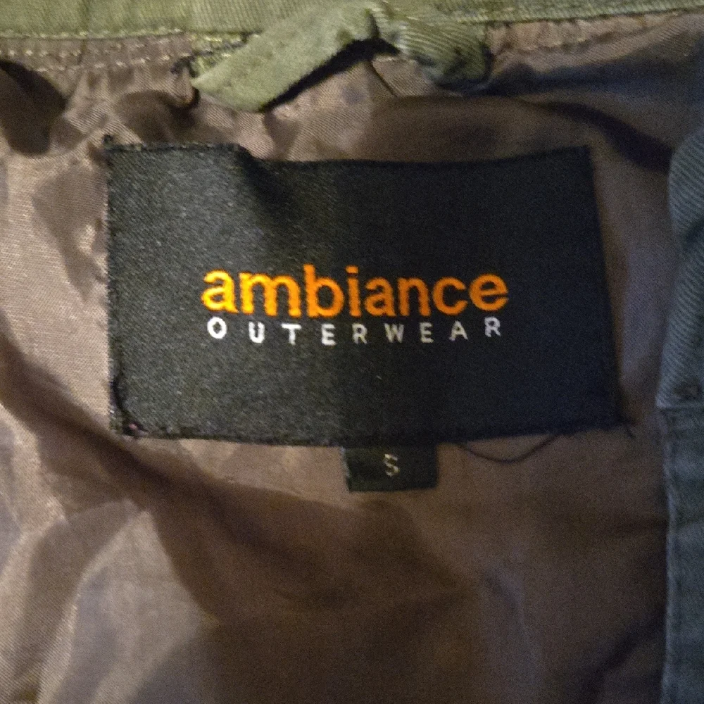 Ambiance Olive Green Utility Anorak Jacket - Picture 2 of 9